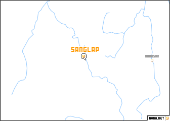 map of Sanglap