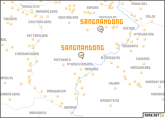 map of Sangnam-dong