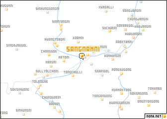 map of Sangnam-ni