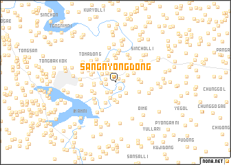 map of Sangnyong-dong