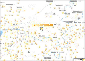 map of Sangnyŏng-ni