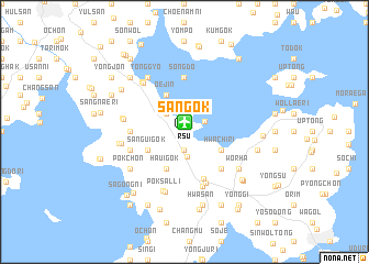 map of San\