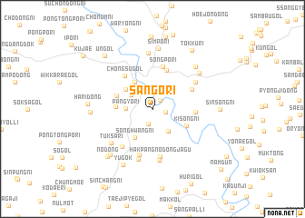 map of Sango-ri