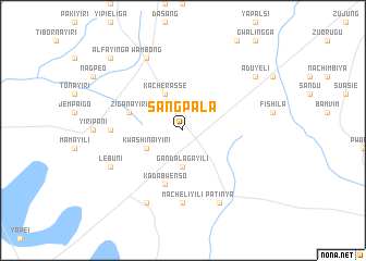 map of Sangpala