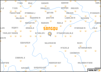 map of Sangqu