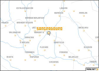map of Sangradouro