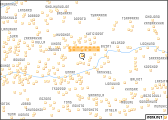 map of Sangrāna