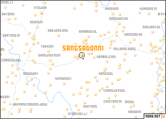 map of Sangsadon-ni