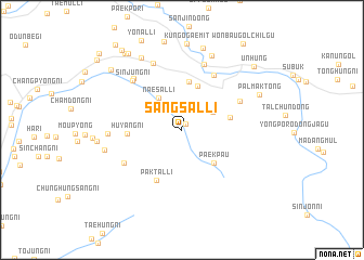 map of Sangsal-li