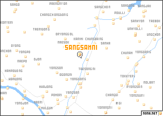 map of Sangsam-ni