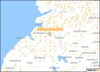 map of Sangsan-dong