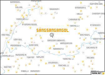 map of Sangsangan-gol