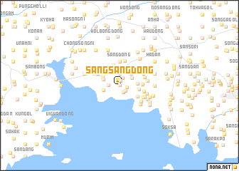 map of Sangsang-dong