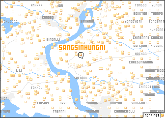 map of Sangsinhŭng-ni