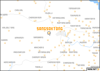 map of Sangsŏk-tong