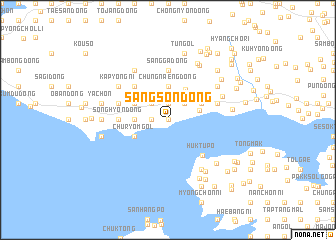 map of Sangsŏn-dong