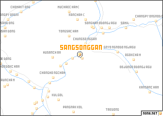 map of Sangsŏnggan