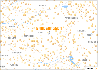 map of Sangsongsŏn