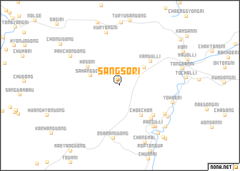 map of Sangsŏ-ri