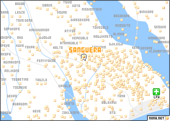 map of Sanguéra