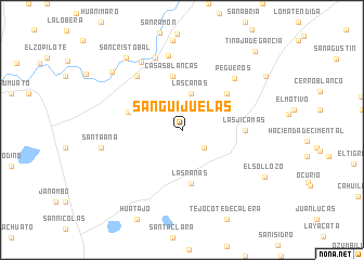 map of Sanguijuelas