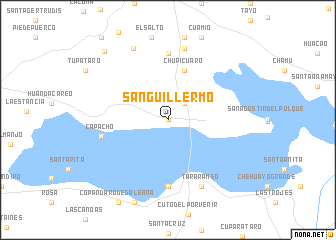 map of San Guillermo