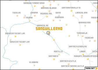 map of San Guillermo