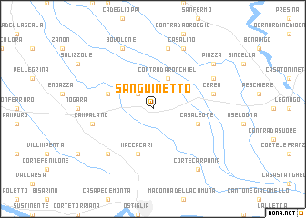 map of Sanguinetto