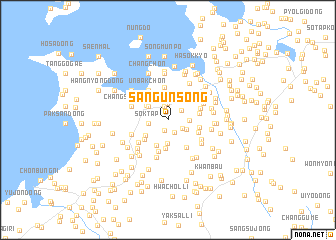 map of Sangunsŏng