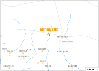 map of Sanguzar