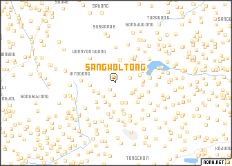 map of Sangwŏl-tong