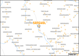 map of Sangwŏl