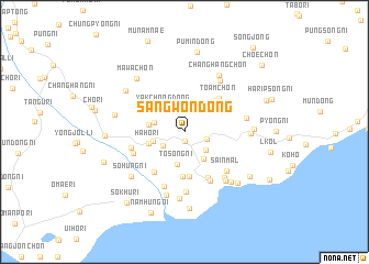 map of Sangwŏn-dong