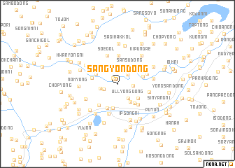 map of Sangyŏn-dong