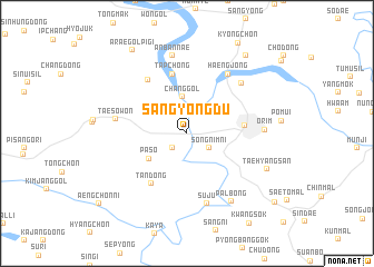 map of Sangyongdu