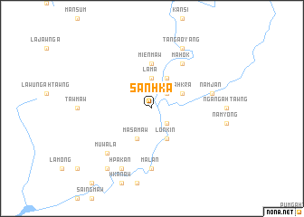 map of Sanhka