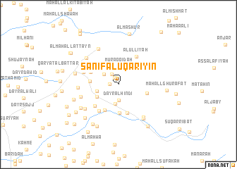 map of Şanīf al ‘Uqārīyīn