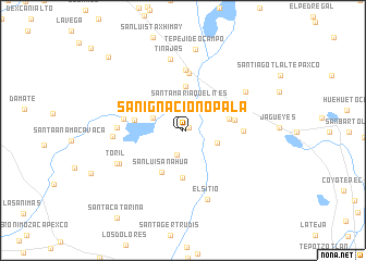 map of San Ignacio Nopala