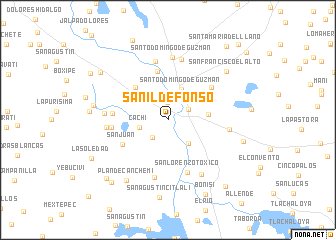 map of San Ildefonso