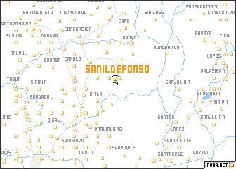 map of San Ildefonso