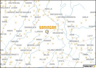 map of Saningan