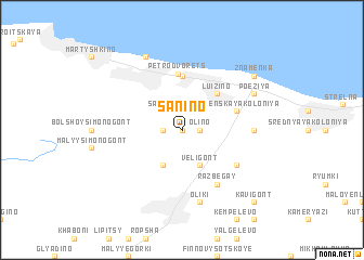 map of Sanino