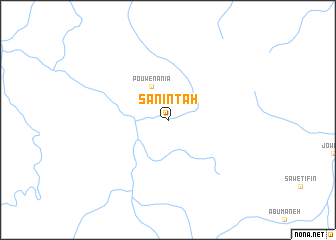 map of Sanintah