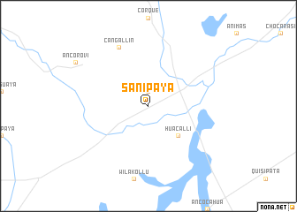 map of Sanipaya
