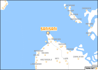 map of Sani-Sani