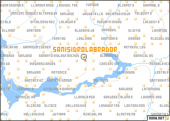 map of San Isidro Labrador