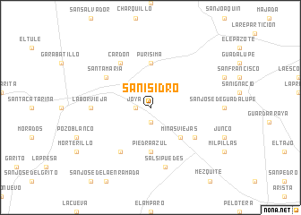 map of San Isidro