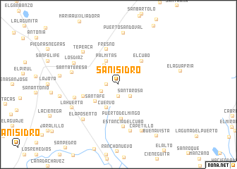 map of San Isidro