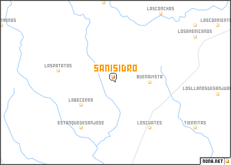 map of San Isidro