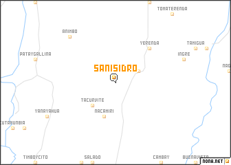 map of San Isidro